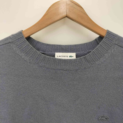 ラコステ LACOSTE ロゴパッチ ウールニット メンズ import:M