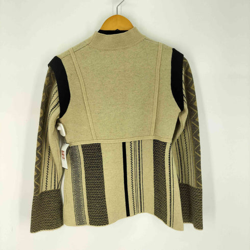 ウィルフリー willfully jacquard weave placement peplum knit sk レディース FREE