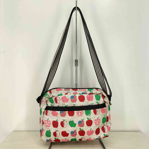 レスポートサック LeSportsac リンゴプリント リップストップ ショルダーバッグ レディース