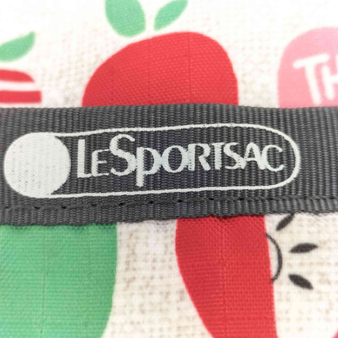 レスポートサック LeSportsac リンゴプリント リップストップ ショルダーバッグ レディース