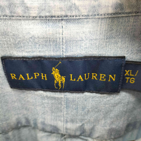 ラルフローレン RALPH LAUREN シャンブレー ボタンダウンシャツ メンズ import:XL