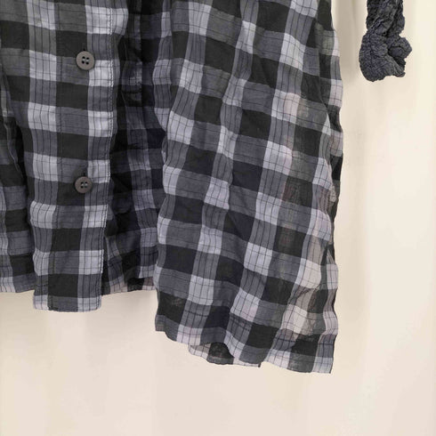 ミーイッセイミヤケ me ISSEY MIYAKE 13SS カリフラワー 異素材切替 プリーツチュニック レディース