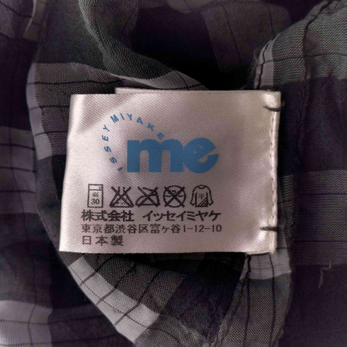 ミーイッセイミヤケ me ISSEY MIYAKE 13SS カリフラワー 異素材切替 プリーツチュニック レディース