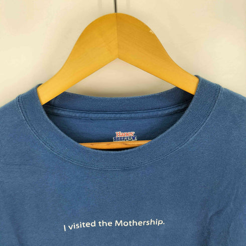 ヘインズ Hanes BEEFY-T / I Visited the Motorship 企業ロゴ Tシャツ メンズ import:XL