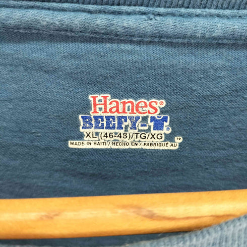 ヘインズ Hanes BEEFY-T / I Visited the Motorship 企業ロゴ Tシャツ メンズ import:XL
