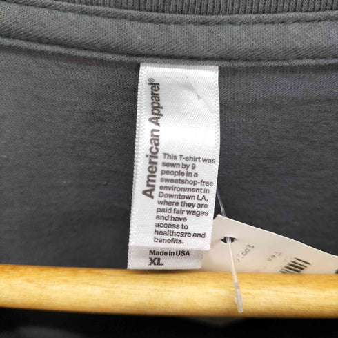 アメリカンアパレル AMERICAN APPAREL USA製 企業ロゴ Tシャツ メンズ import:XL