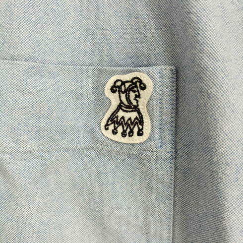 ヘッドポータープラス HEAD PORTER PLUS ボタンダウン コットン S/S シャツ メンズ