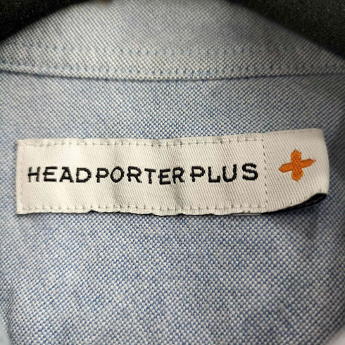 ヘッドポータープラス HEAD PORTER PLUS ボタンダウン コットン S/S シャツ メンズ