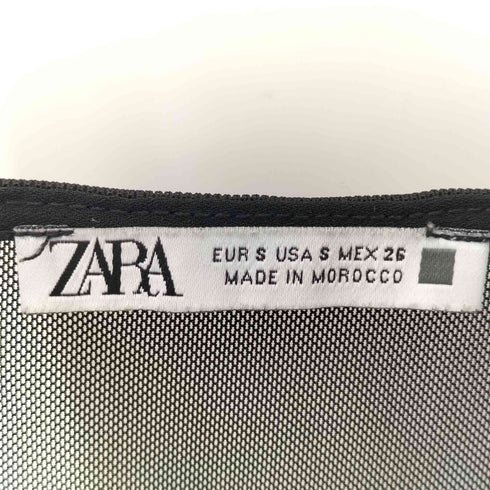 ザラ ZARA シアーキャミワンピース レディース import:S