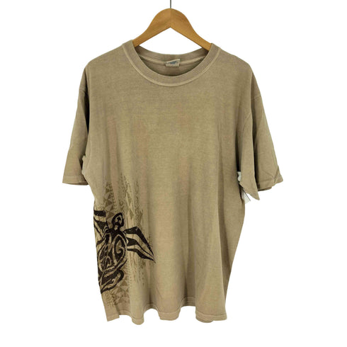 クレイジーシャツ CRAZY SHIRTS タートル 亀 後染め Tシャツ メンズ import:L