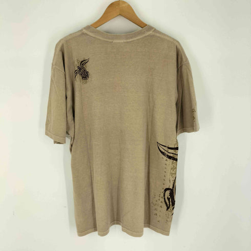 クレイジーシャツ CRAZY SHIRTS タートル 亀 後染め Tシャツ メンズ import:L