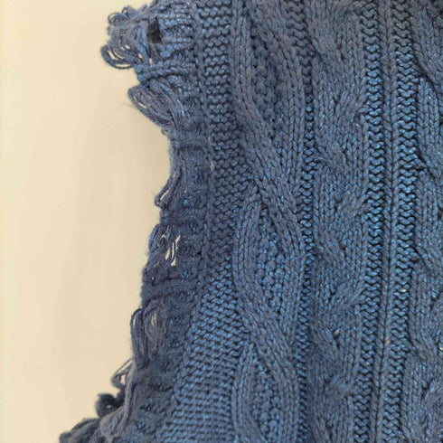 ザラ ZARA コーティングクロップドニットベスト レディース import:M
