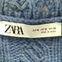 ザラ ZARA コーティングクロップドニットベスト レディース import:M