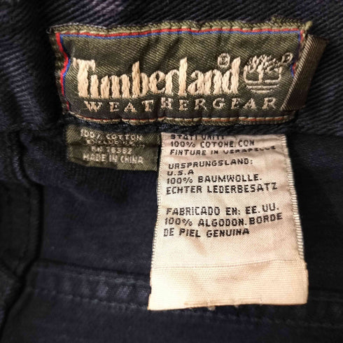 ティンバーランド Timberland 00s DENIM WEATHERGEAR ブラックデニムバギーショーツ メンズ 30