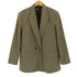 ザラ ZARA ダブルブレストピークドラペルテーラードジャケット レディース import:M