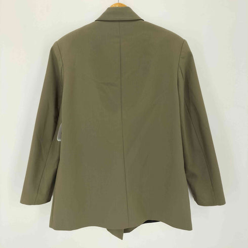 ザラ ZARA ダブルブレストピークドラペルテーラードジャケット レディース import:M