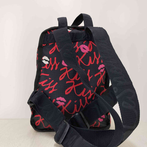 レスポートサック LeSportsac リップストップ 総柄リュック レディース