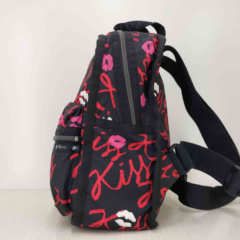 レスポートサック LeSportsac リップストップ 総柄リュック レディース