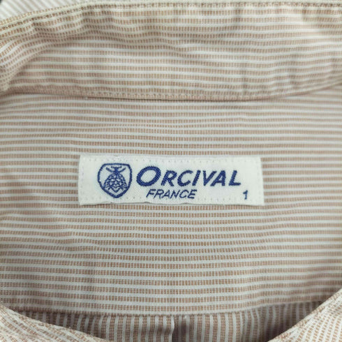 オーシバル ORCIVAL スタンドカラーシャツワンピース レディース 1