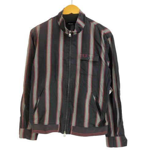 フレッドペリー FRED PERRY ストライプ ジップアップブルゾン メンズ import:M