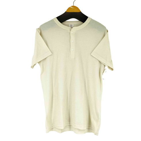 ジェーイーモーガン JEMORGAN S/S ワッフル ヘンリーネックカットソー メンズ JPN:L
