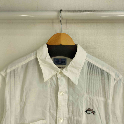 ブルーブルー BLUE BLUE 胸元ワッペン S/S キューバシャツ メンズ JPN:3