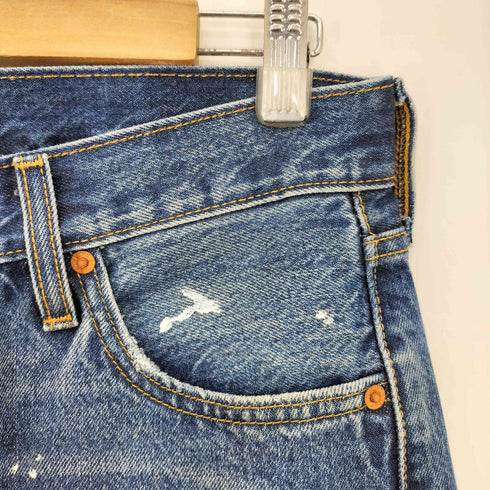 リーバイス Levis 別注 PREMIUM 501ペイント加工デニムパンツ メンズ W30L30