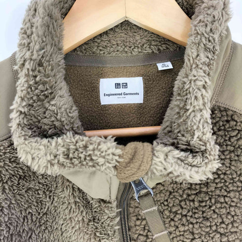 ユニクロ UNIQLO 24AW コンビネーションフリースジャケット メンズ JPN:XL