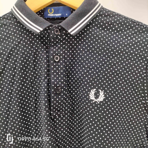 フレッドペリー FRED PERRY ドット柄 S/Sポロシャツ メンズ JPN:S