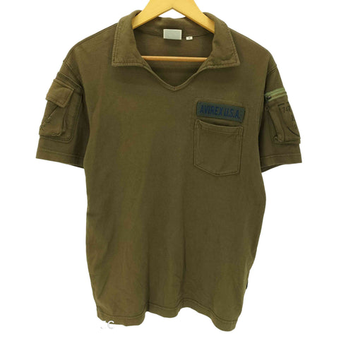 アヴィレックス AVIREX スキッパーポロシャツ メンズ JPN:M