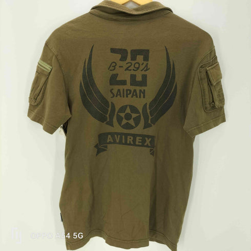 アヴィレックス AVIREX スキッパーポロシャツ メンズ JPN:M