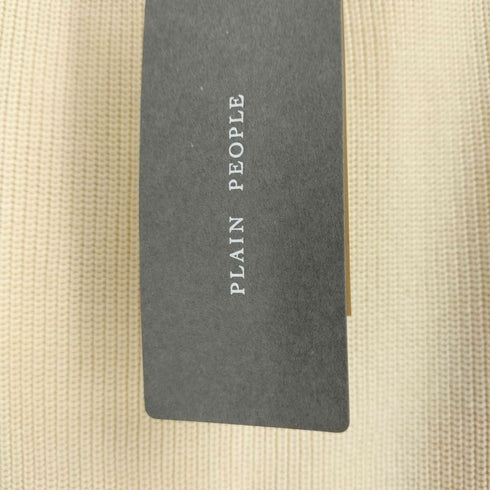 プレインピープル PLAIN PEOPLE コットン片畦ニットスカート レディース 9