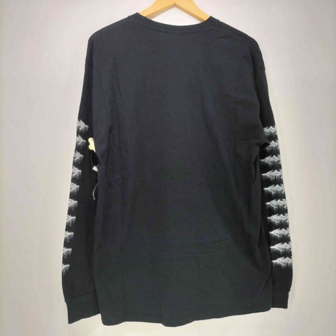 ギルダン GILDAN ゴアグラインド バンド アートワーク 袖 プリント L/S Tシャツ メンズ import:L
