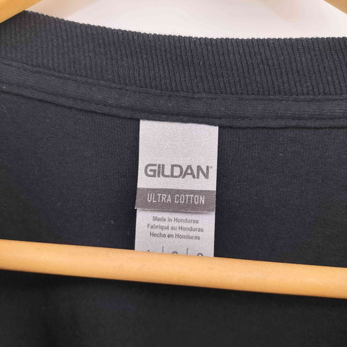 ギルダン GILDAN ゴアグラインド バンド アートワーク 袖 プリント L/S Tシャツ メンズ import:L