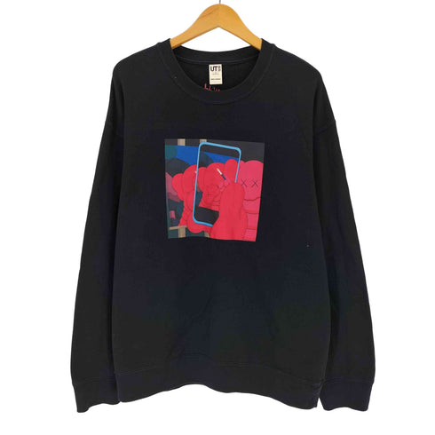 ユニクロ UNIQLO プリントクルーネックスウェット メンズ import:XL