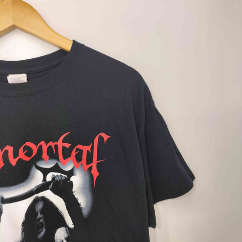 ギルダン GILDAN ALL SHALL FALL ノルウェイジャン ブラックメタル バンド プリント S/S Tシャツ メンズ import:L