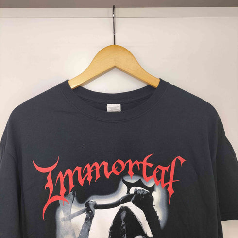 ギルダン GILDAN ALL SHALL FALL ノルウェイジャン ブラックメタル バンド プリント S/S Tシャツ メンズ import:L