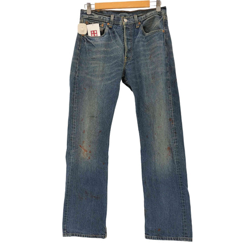 リーバイス Levis ユーロリーバイス 501 スモールeセルビッジ 赤耳 デニムストレートパンツ メンズ W31 L32