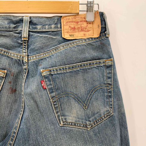 リーバイス Levis ユーロリーバイス 501 スモールeセルビッジ 赤耳 デニムストレートパンツ メンズ W31 L32