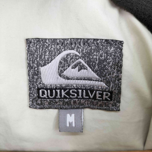 クイックシルバー Quiksilver ロゴ刺繍 ナイロンジャケット ドローコード メンズ JPN:M