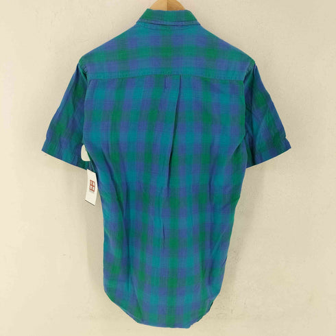 チャップスラルフローレン CHAPS RALPH LAUREN インド製 チェック S/S ボタンダウンシャツ メンズ S