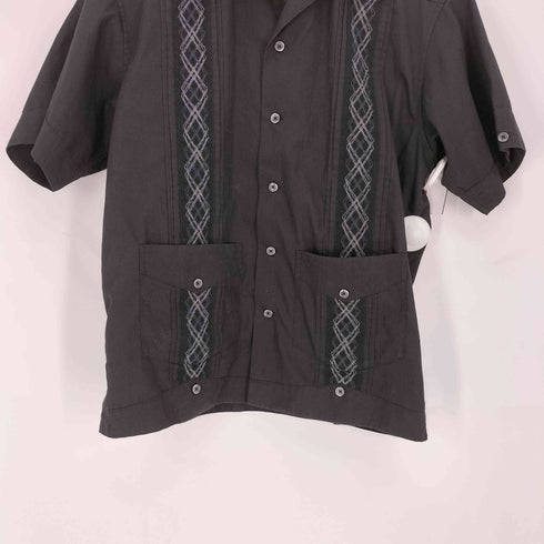 ショット Schott BRAID CUBA SHIRT ブレイド キューバシャツ メンズ import:M