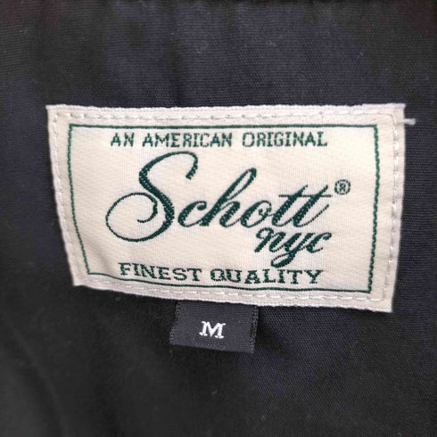 ショット Schott BRAID CUBA SHIRT ブレイド キューバシャツ メンズ import:M