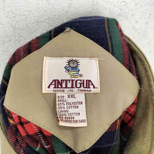 ANTIGUA 裏地チェック ハリントンジャケット ビッグサイズ メンズ JPN:XXL