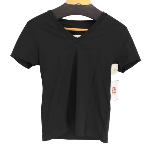 エムエムシックスメゾンマルジェラ MM6 Maison Margiela 23SS Vネック コットン S/S Tシャツ レディース JPN:S