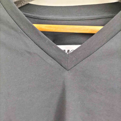 エムエムシックスメゾンマルジェラ MM6 Maison Margiela 23SS Vネック コットン S/S Tシャツ レディース JPN:S