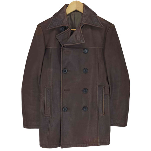 エッヂ EDGE lamb leather レザーカーコート メンズ JPN:M