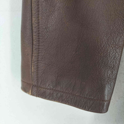 エッヂ EDGE lamb leather レザーカーコート メンズ JPN:M