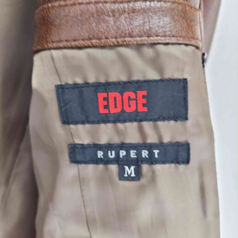 エッヂ EDGE lamb leather レザーカーコート メンズ JPN:M