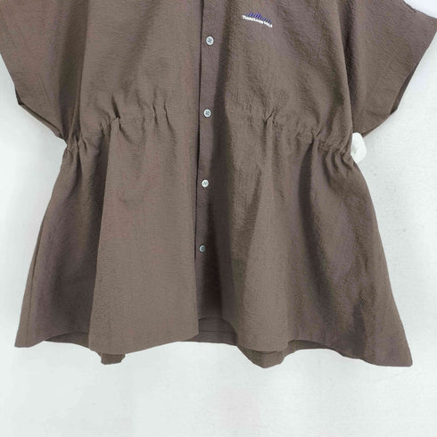 サウザンドマイル THOUSAND MILE DRAWCODE SHIRT SEERSUCKER レディース FREE